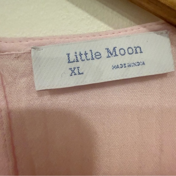 Little Moon Aritzia AirPlush Cotton Elysium Light Pink Sleeveless Romper XL - Picture 8 of 10